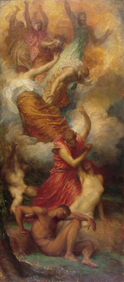 イブの創造、1865-99年 作： George Frederick Watts