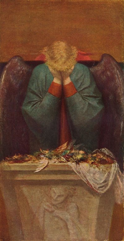 悲しみの天使、c1837-1903、1903 作： George Frederick Watts