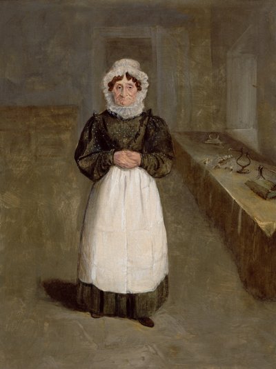 ヨークシャーのブラマムパークにある家政婦の肖像画、ブラウン夫人と特定、1822年頃（キャンバスに油彩） 作： George Garrard