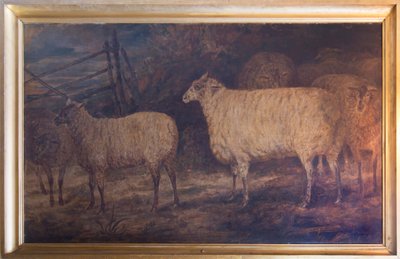 1793-1807年のノーフォークのホルカムにおけるヒツジのサウスダウン品種の改善 作： George Garrard