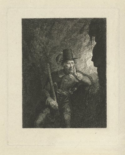 洞窟の武装強盗 作： George Gillis Haanen