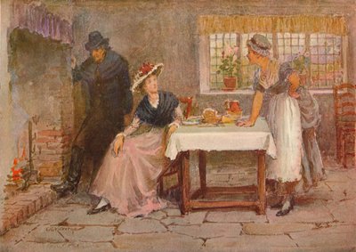 ランガムスケッチ：シェルター、c1885 作： George Goodwin Kilburne