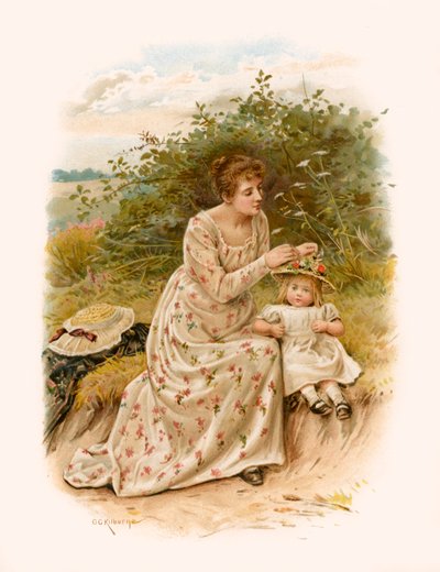 テニスンのドラ 作： George Goodwin Kilburne