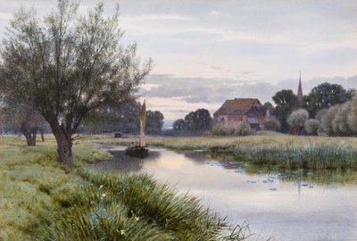 ホートンのウーズ川でのセーリング 作： George Gordon Fraser