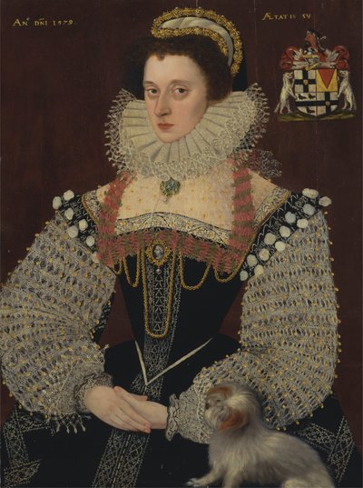 Frances, Lady Brydges (ca. 1553-1623) 作： George Gower