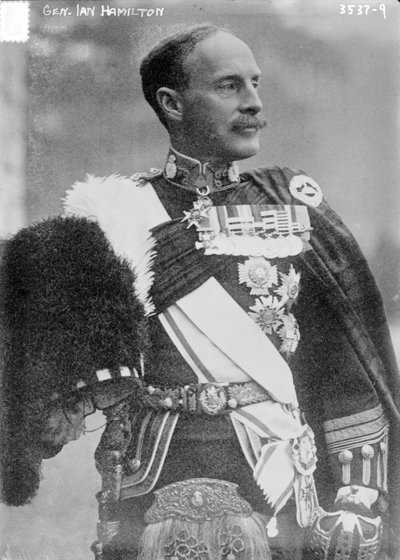 イアン・ハミルトン将軍、1910-5 作： George Grantham Bain