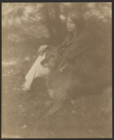 [犬を連れた女］ 作： George H. Seeley