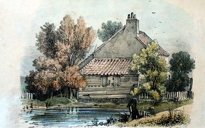 ミドルセックスのシェファーズブッシュで、パブ。1831年、S & J Fuller社（リトグラフ版）。 作： George Harley