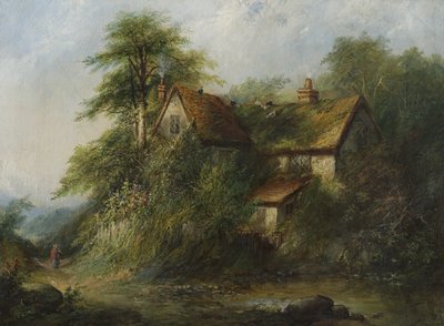 田舎のコテージ、1871 作： George Harrison