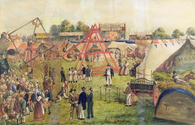 クロイドンフェア、1833年（トイレットペーパーとインク） 作： George Hawkins