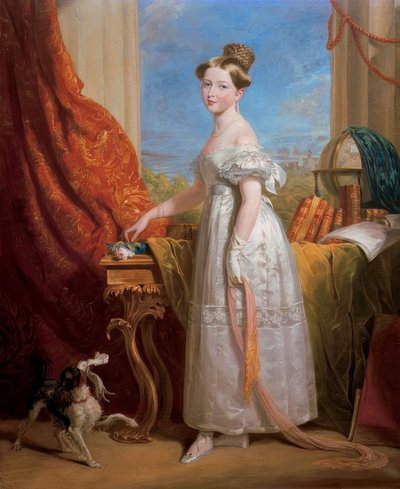 ビクトリア王女の肖像 作： George Hayter