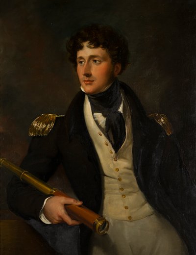 キャプテン・ザ・ホンの肖像画。 チャールズ・ブリッジマン（1791-1860）、1810-50年頃（キャンバスに油彩） 作： George Hayter