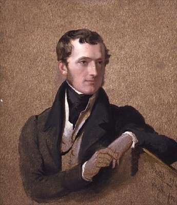 マホン子爵（1805-75）の肖像（後の第5代スタンホープ伯爵 作： George Hayter