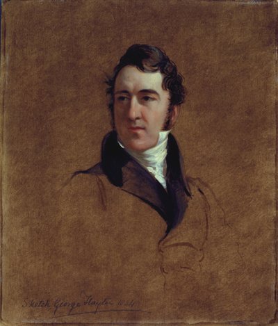 ジョンポールターの肖像画、1834年（ミルボードに油彩） 作： George Hayter
