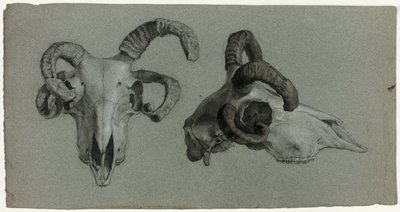 ラムズの頭蓋骨 作： George Hayter