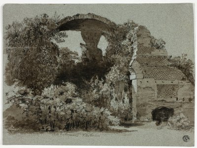 プレトリアンの間、ハドリアヌスの別荘 作： George Hayter