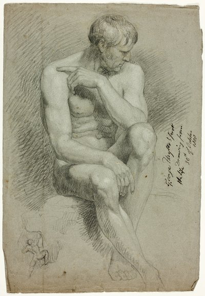 Seated Male Nude with Sketch of Nude Archer   1297706   ja       japanese Successfully Translated  Original: Got Him! Translat: Got Him! 1407273 ja japanese Successfully Translated Original: Nimf vlucht weg voor sater De nuit, la nymphe errante Bucoliques. 作： George Hayter
