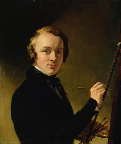 アーティストの自画像 作： George Hayter