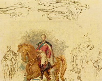 ウェリントン公爵のための研究（1769-1852）（船内の油） 作： George Hayter