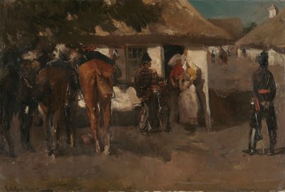 部隊のビレット 作： George Hendrik Breitner