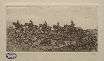 騎兵シーン。 作： George Hendrik Breitner