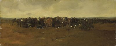 安息の騎兵 作： George Hendrik Breitner