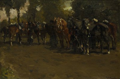 安息の騎兵 作： George Hendrik Breitner