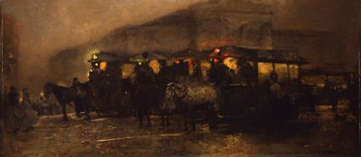 スクエアの夜 作： George Hendrik Breitner