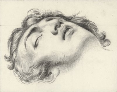 瀕死の男の頭 作： George Hendrik Breitner