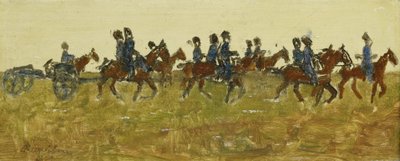 軽騎兵の機動 作： George Hendrik Breitner
