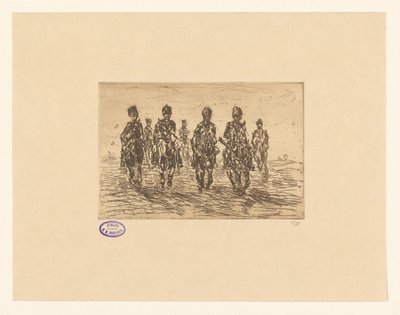 疾走する軽騎兵 作： George Hendrik Breitner