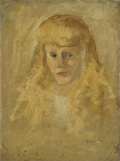 マリー・アン・ヘンリエット・ブライトナー (geb.1882-06-14)、画家の異母姉妹 作： George Hendrik Breitner