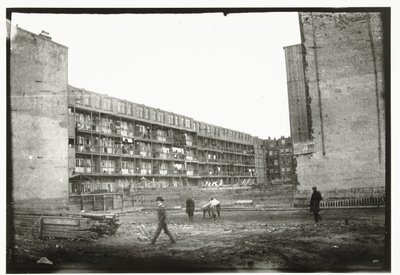 アムステルダムの Overtoom の新しい建設 作： George Hendrik Breitner