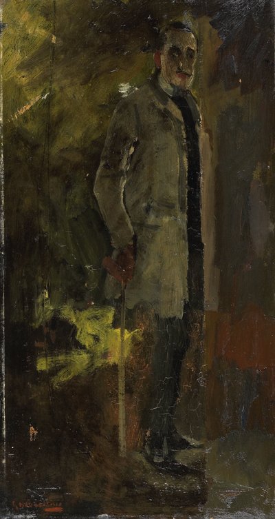 フローリス・ベルスターの肖像 作： George Hendrik Breitner