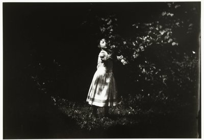 庭の少女の肖像画 作： George Hendrik Breitner