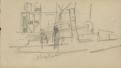 運河のタグボート 作： George Hendrik Breitner