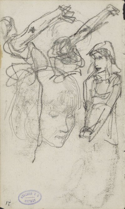 女性との勉強シート 作： George Hendrik Breitner