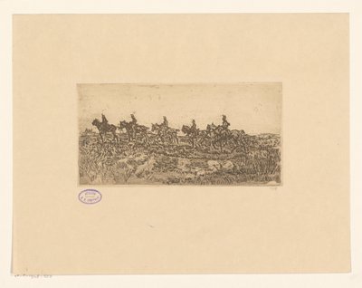 野戦砲 作： George Hendrik Breitner