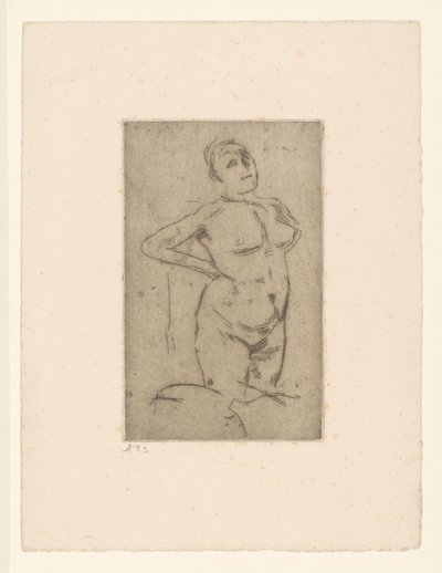 女性のヌード 作： George Hendrik Breitner