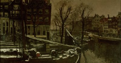 アムステルダムの冬 作： George Hendrik Breitner