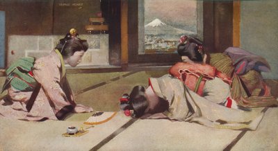 挨拶、c1915 作： George Henry