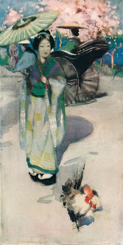 プロムナード、東京、c1894 作： George Henry