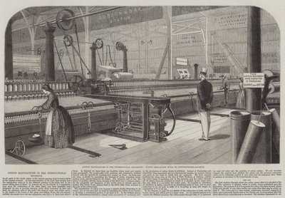 国際展示会での綿の製造、プラットの自動作動式ラバ、または綿紡機 作： George Henry Andrews