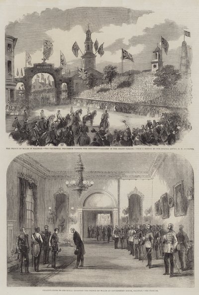 王立カナダ訪問 作： George Henry Andrews