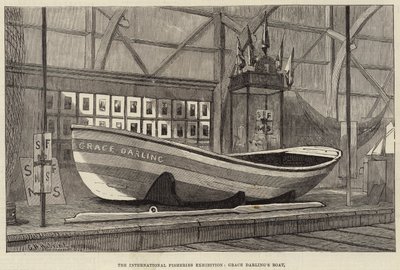 国際水産展、グレイスダーリングのボート 作： George Henry Andrews