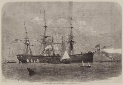アメリカ合衆国の蒸気コルベット、ナイアガラ 作： George Henry Andrews
