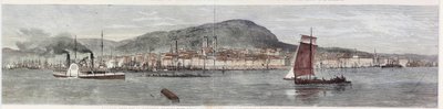 カナダ東部のモントリオール市の景色 作： George Henry Andrews