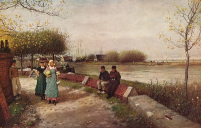 挨拶の交換、c1900 作： George Henry Boughton