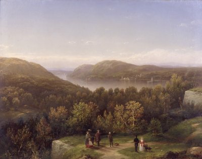 フォートポイントパットナム、ウエストポイント、1855年からハドソンリバーバレー 作： George Henry Boughton