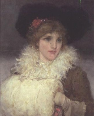 女性の肖像、1895年頃 作： George Henry Boughton